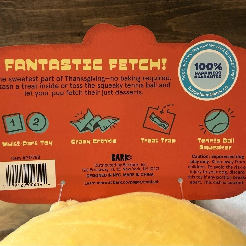 Barkbox bright red yellow